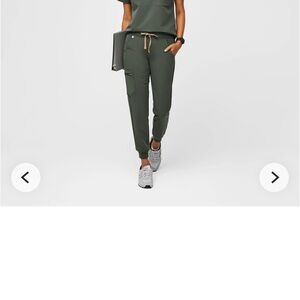 Women's Olive Green Jogger Pants